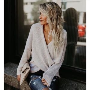Vici Hayden Wrap Sweater! New with Tags!